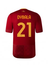 Fotbalové Dres AS Roma Paulo Dybala #21 Domácí Oblečení 2022-23 Krátký Rukáv